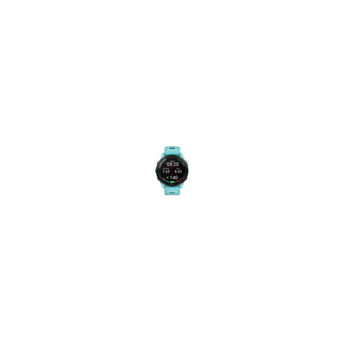 Garmin Forerunner 265 Black Bezel and Aqua Case Smartwatch (Aqua/Black)