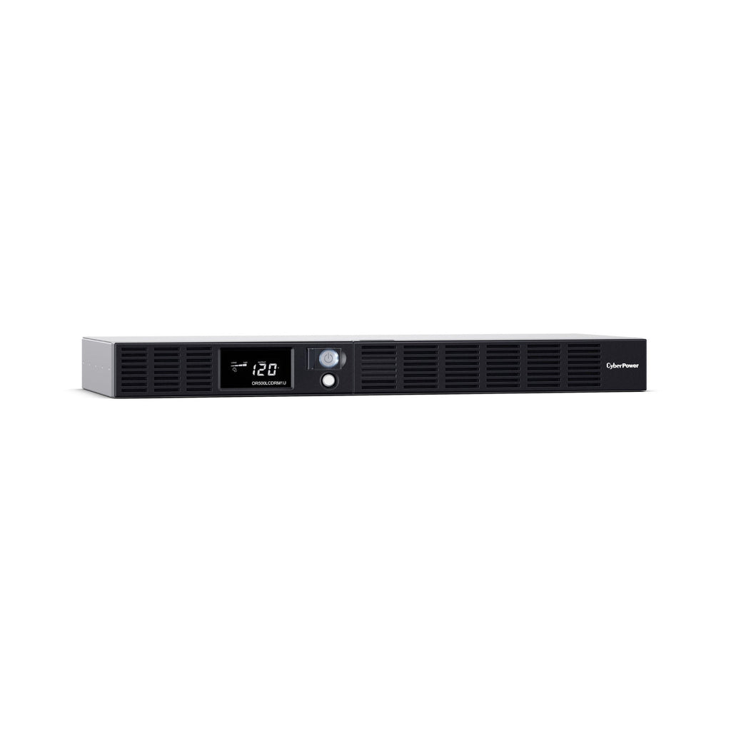 CyberPower OR500LCDRM1U UPS Backup and Surge Protector with 500VA/300W Capacity