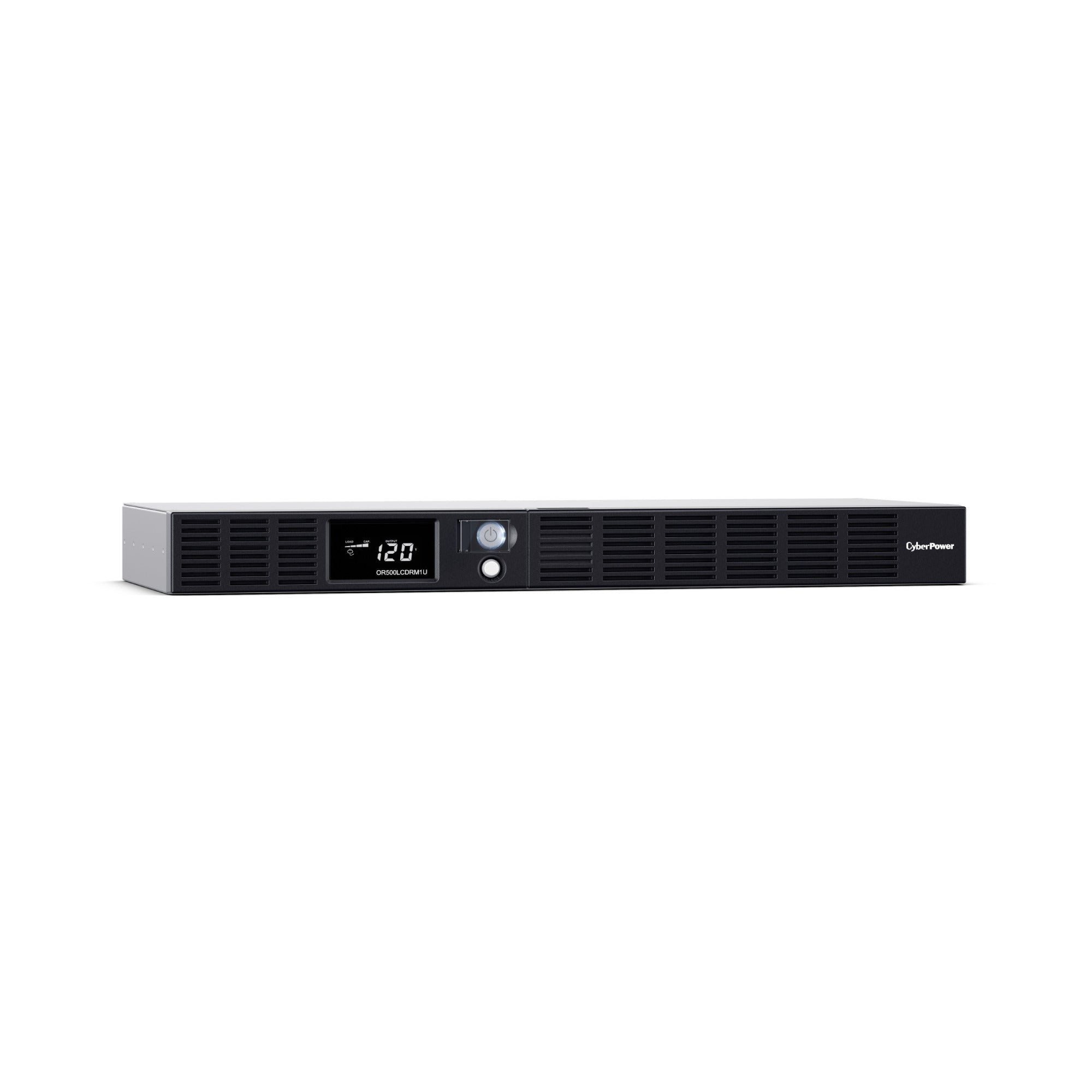 CyberPower OR500LCDRM1U UPS Backup and Surge Protector with 500VA/300W Capacity