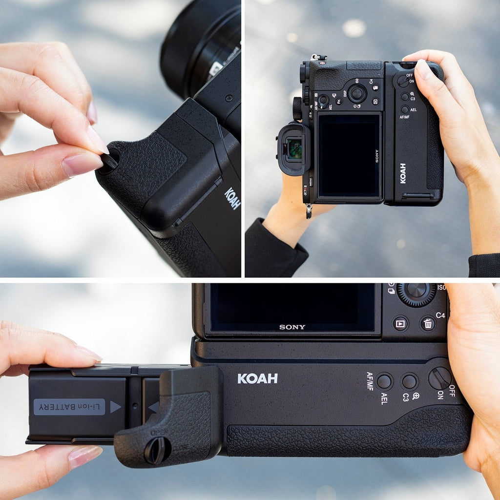 Koah Battery Grip for Sony a7 II and a7r II Cameras