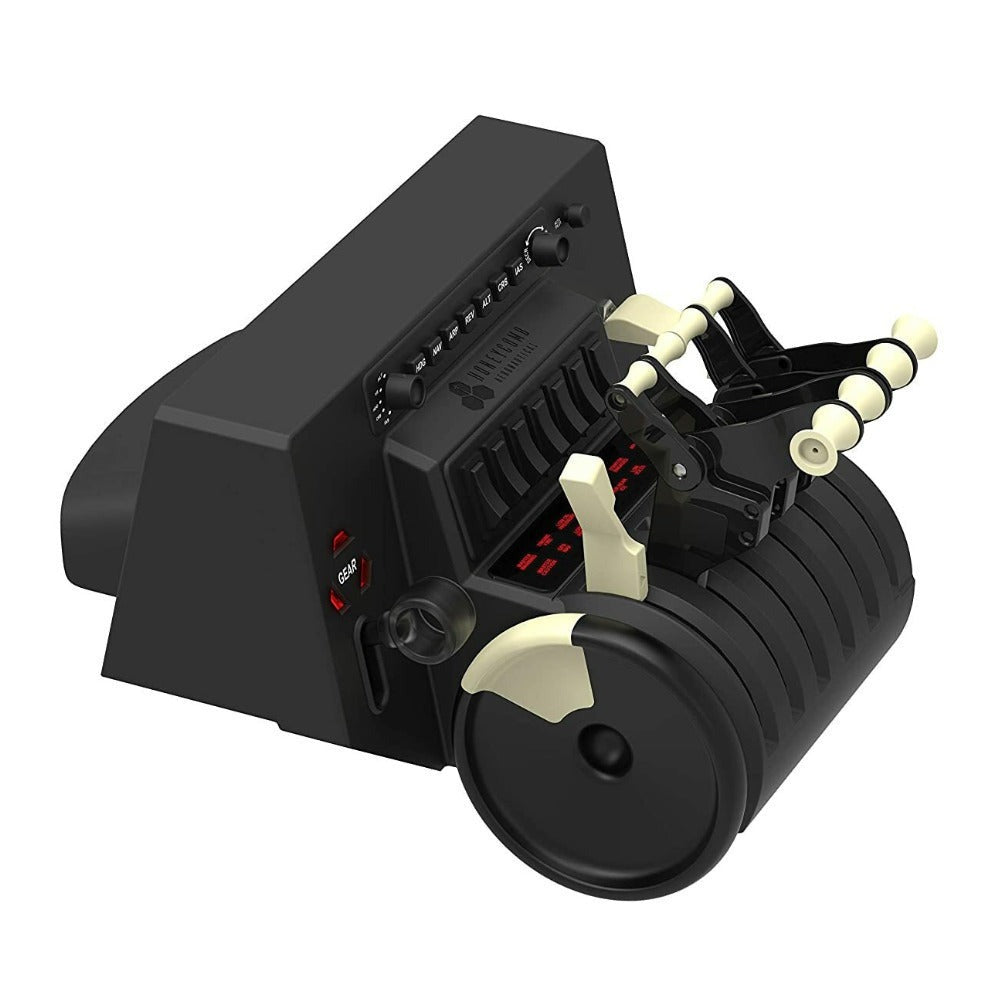 Honeycomb Aeronautical Alpha Flight Controls Yoke with Honeycomb Bravo Throttle Quadrant & Logitech