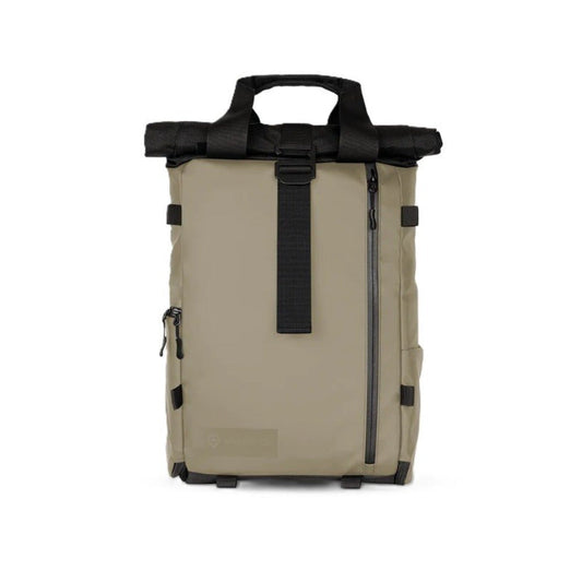WANDRD PRVKE Lite Camera Backpack - Weather-Resistant with Expandable Rolltop (Yuma Tan)