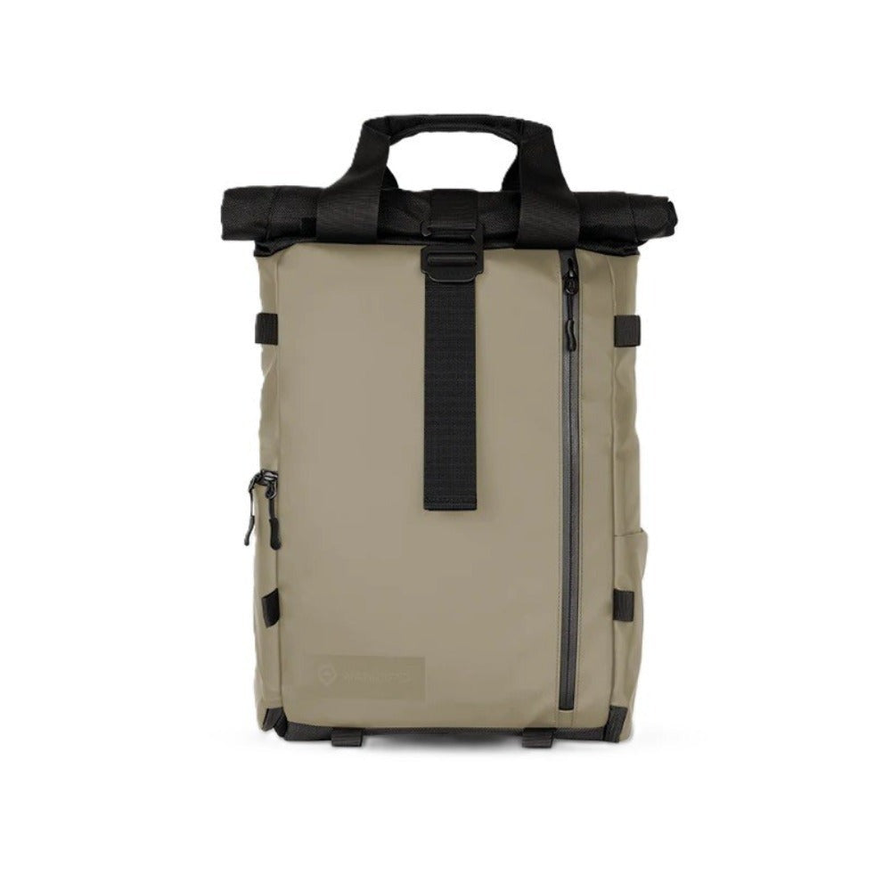 WANDRD PRVKE Lite Camera Backpack - Weather-Resistant with Expandable Rolltop (Yuma Tan)