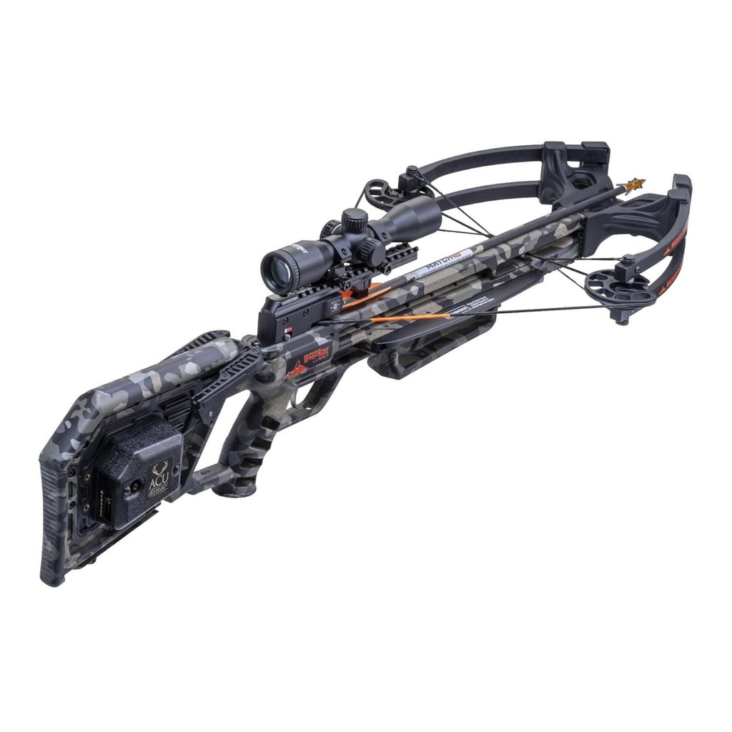 Wicked Ridge Commander 400 Crossbow Peak XT 400 FPS with ACUdraw Scope and Accessories Bundle