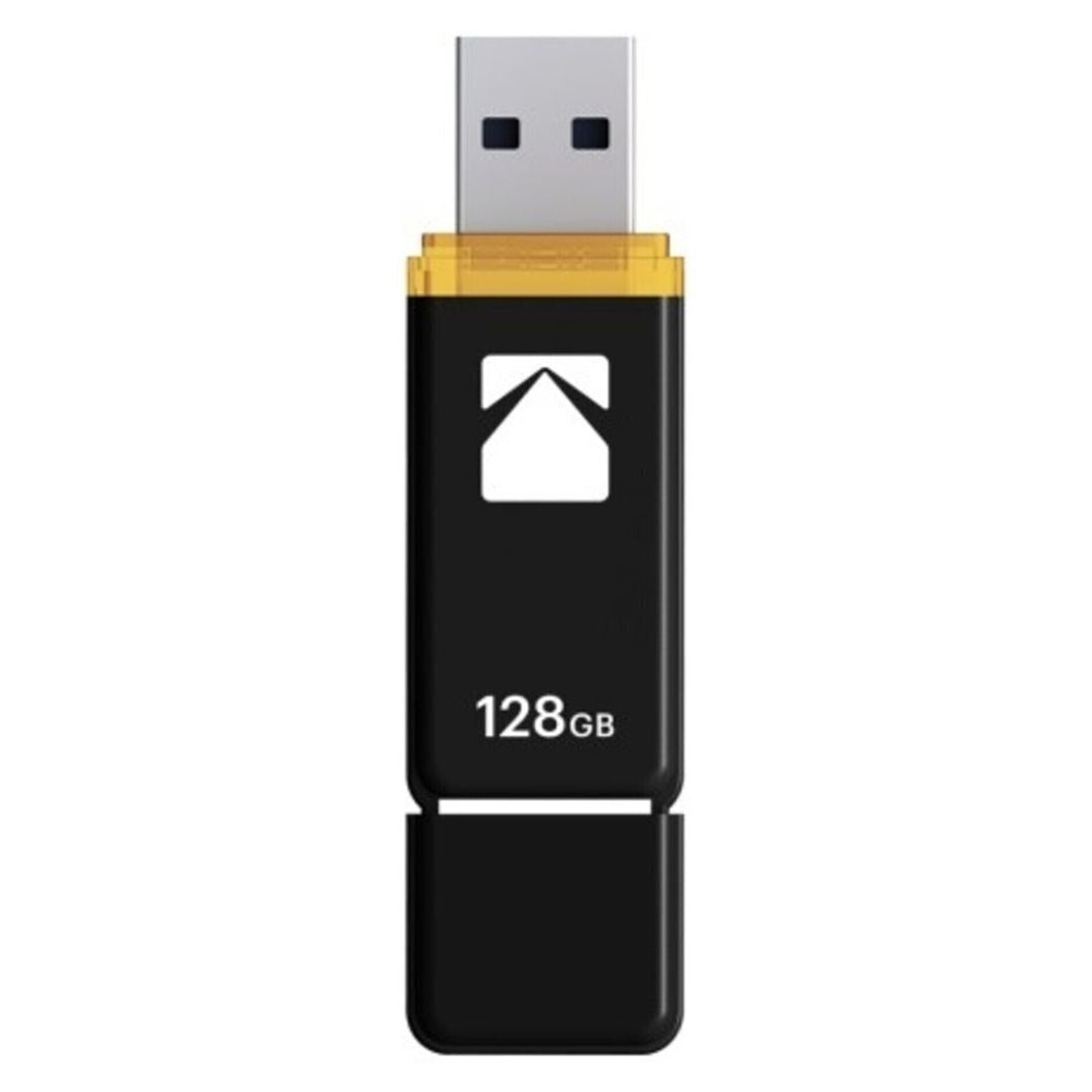 Kodak Classic K100 Cap and Body Series USB 3.2 Gen 1 Interface 128GB Flash Drive (5 Pack)