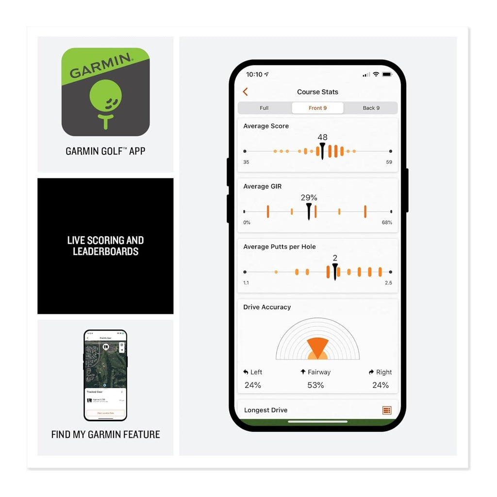 Garmin Approach G82 Launch Monitor and Premium GPS Golf Handheld