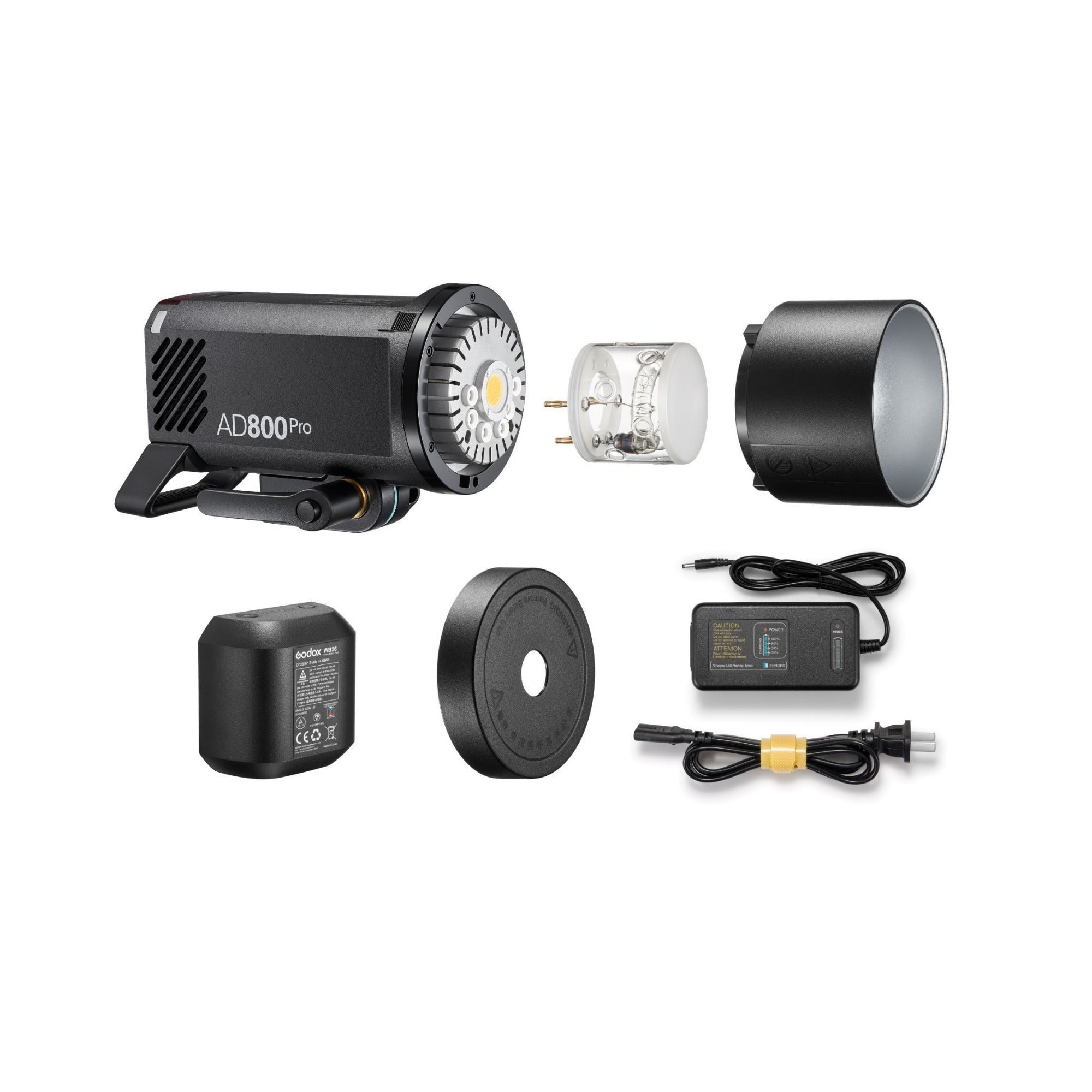 Godox AD800PRO 800Ws Portable Outdoor Flash - 40W Bi-Color, Bowens Mount