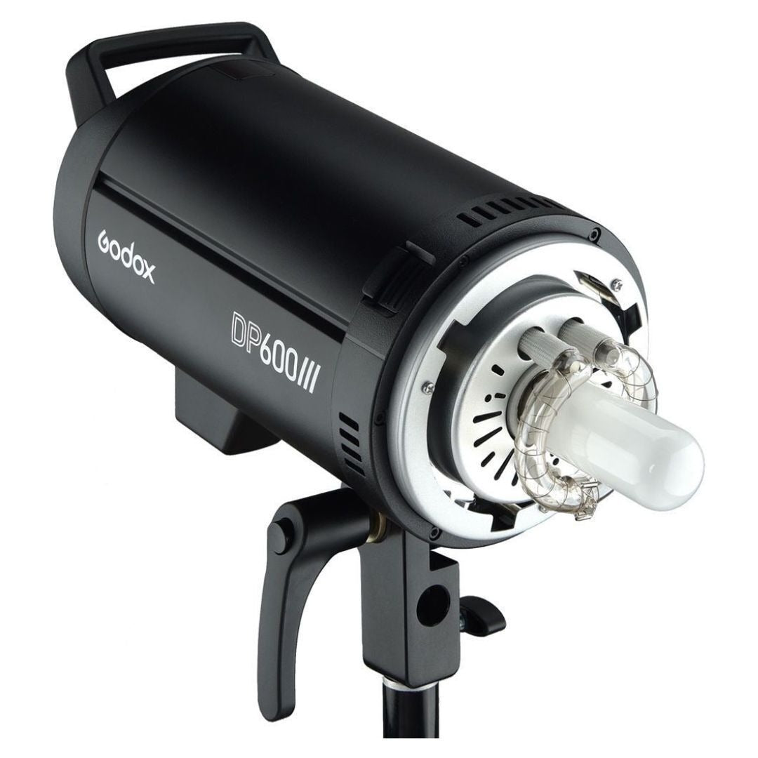 Godox DP600 III Professional Studio Flash Head with Bowen Mount and 99 Wireless ID Setting (Black)