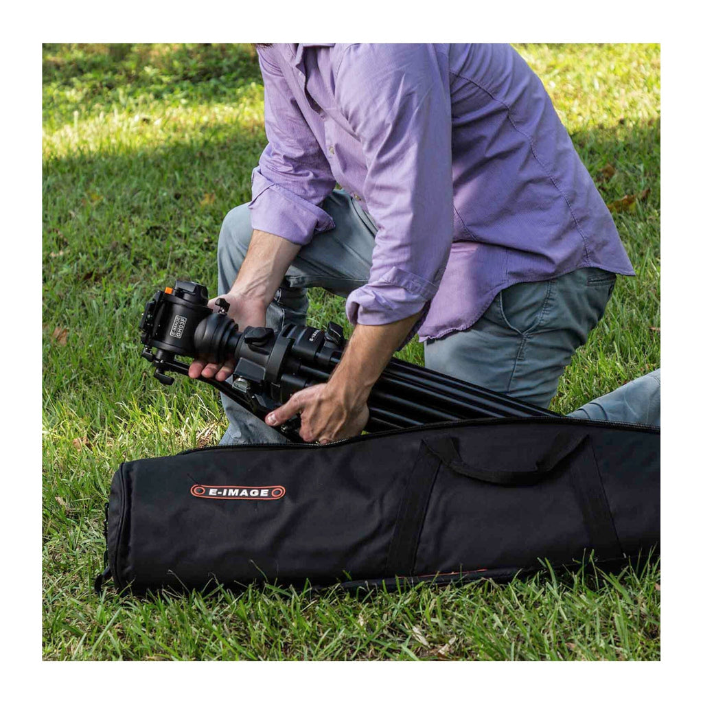E-Image Studio Tripod Kit with Geared Center Column and Fluid Head Kit
