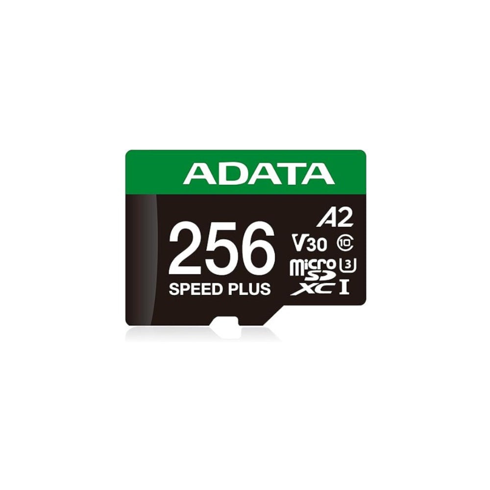 ADATA Speed Plus 256GB microSDXC Card with Adapter Fast Read Up to 180MB/s
