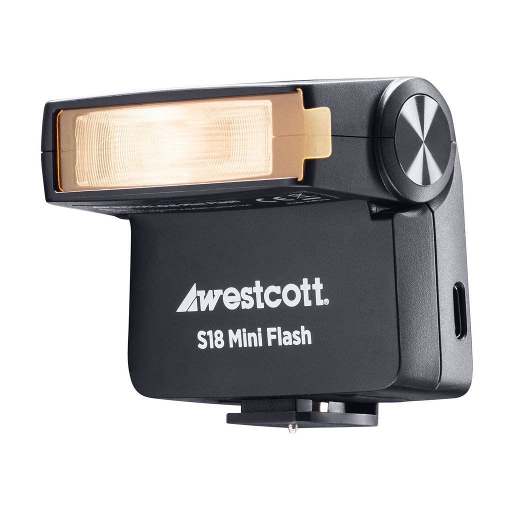 Westcott S18 Mini On-Camera Flash with Universal Hot Shoe Compatibility