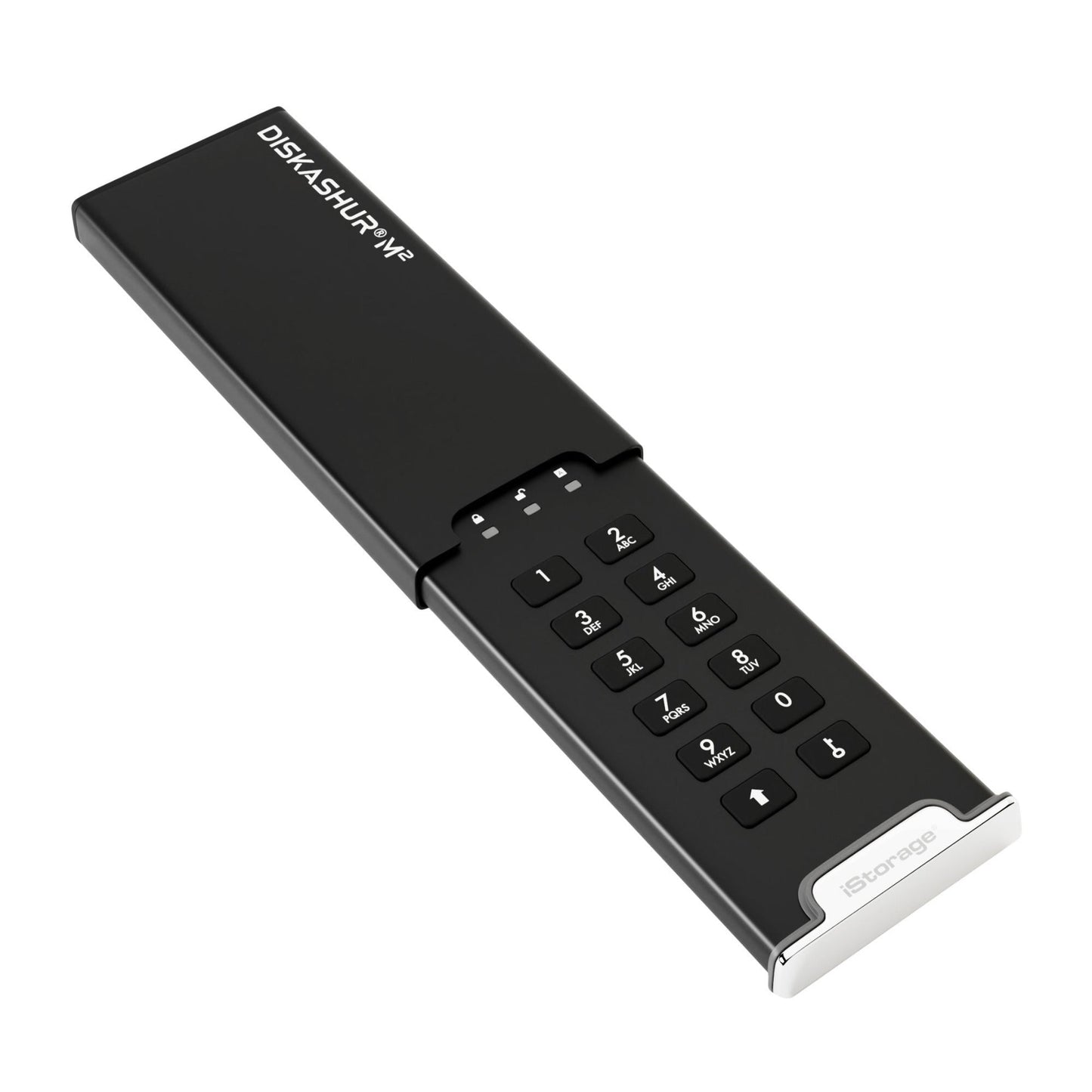 iStorage diskAshur M2 256-Bit 1TB Encrypted External SSD