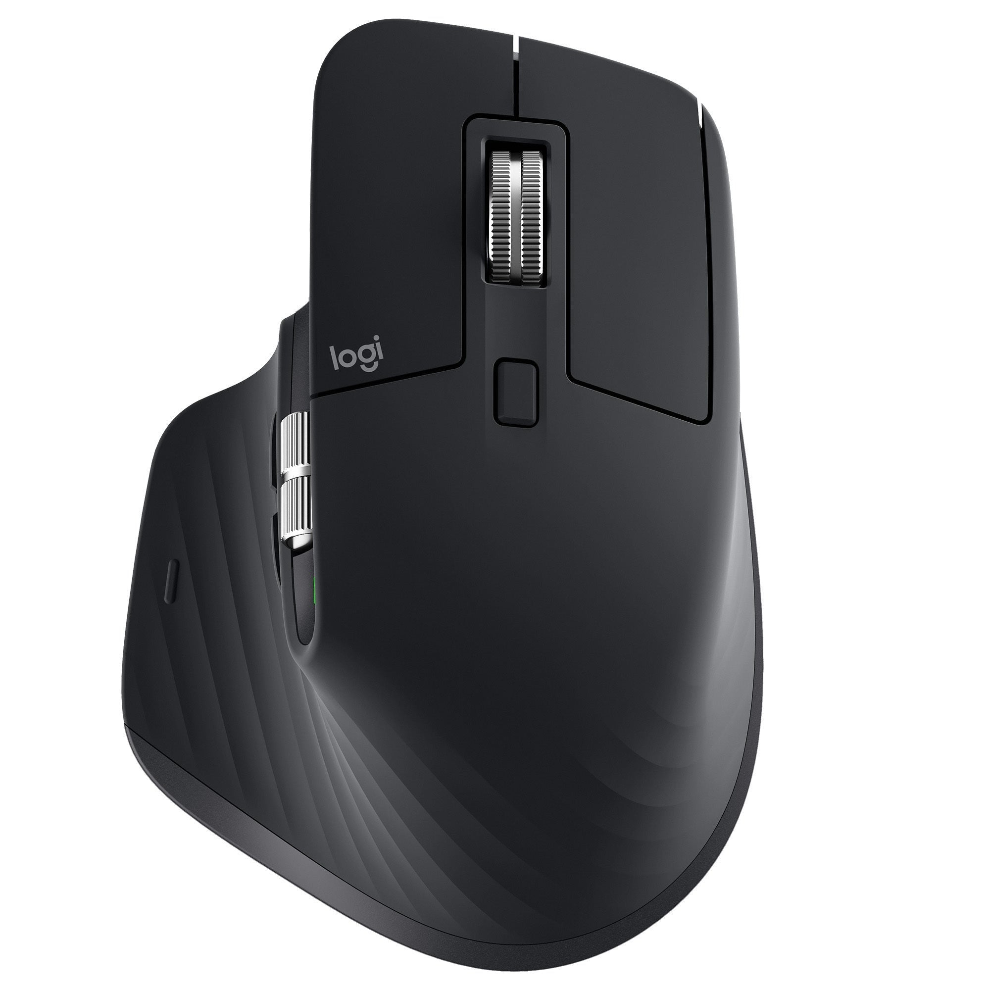 Logitech MX Master 3S Mouse (Black) Bundle with MX Palm Rest and 4-Port USB Hub