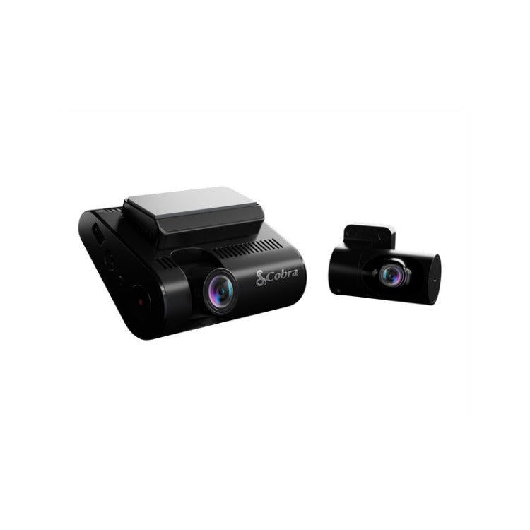 Cobra SC 250R 4K Dash Cam with Rear Camera, 360 Alerts, GPS and Cloud (Black)