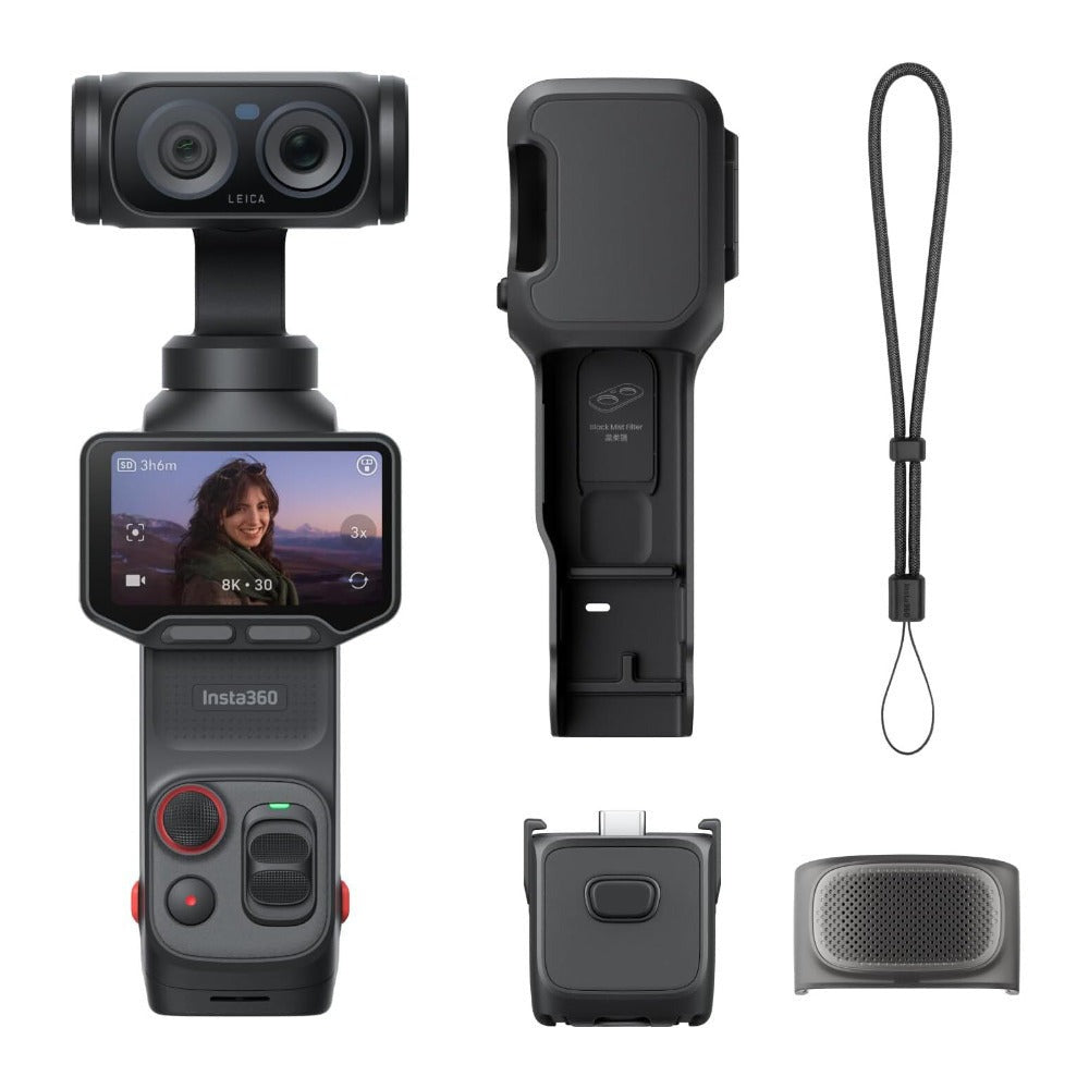 Insta360 Luna Ultra 8K Dual-Lens Gimbal Camera Standard Combo (Cosmic Black)