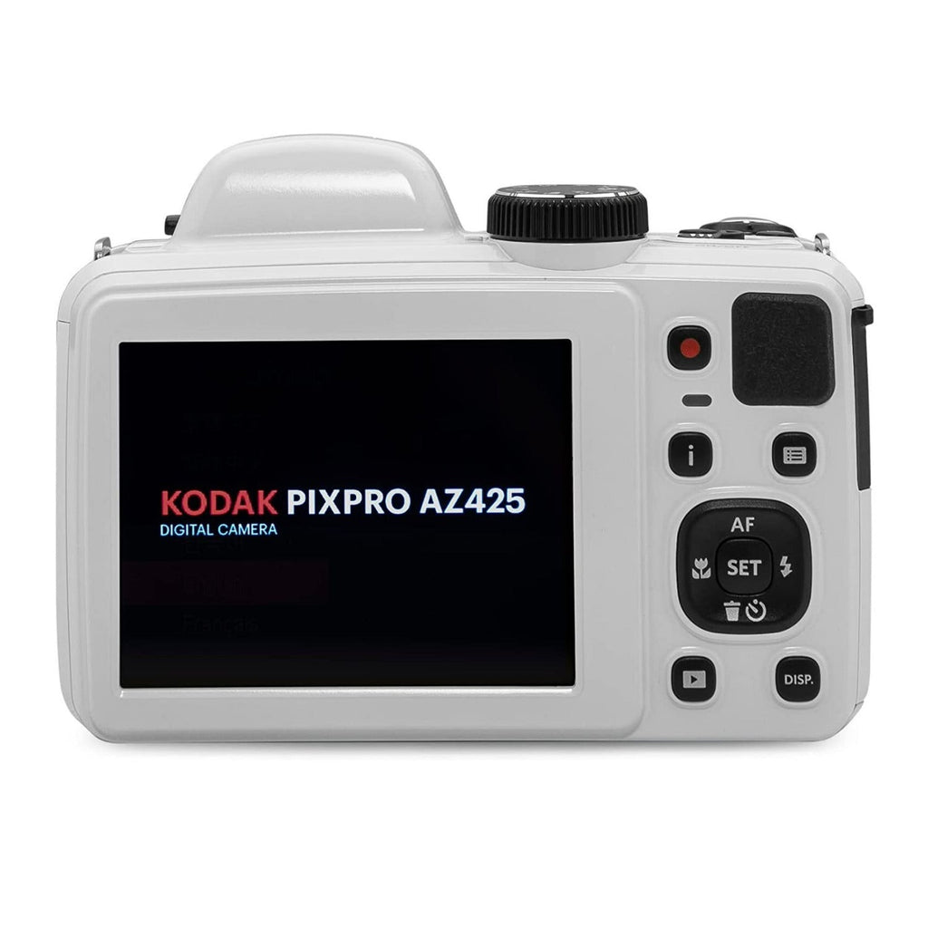 Kodak PIXPRO AZ425 Astro Zoom 20MP Digital Camera with 42x Optical Zoom (White)