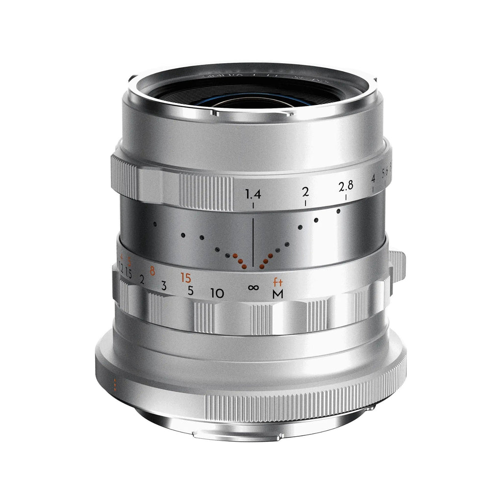 Thypoch Simera 28mm f/1.4 Full-frame Prime Lens with 49mm Filter Size (Canon RF Mount, Silver)