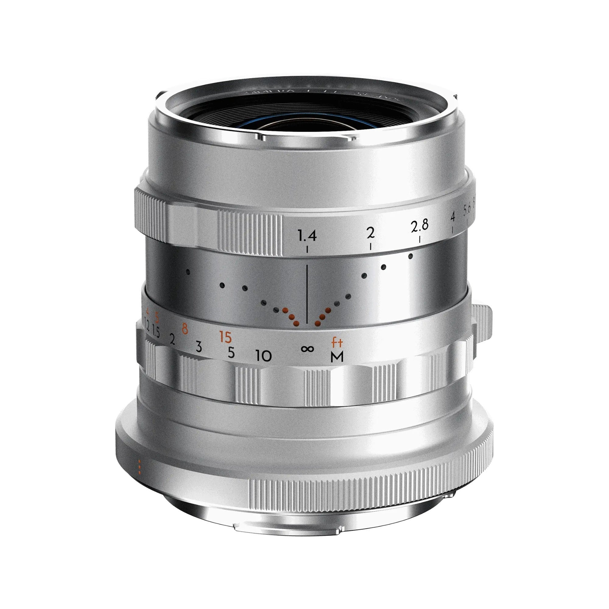 Thypoch Simera 28mm f/1.4 Full-frame Prime Lens with 49mm Filter Size (Canon RF Mount, Silver)