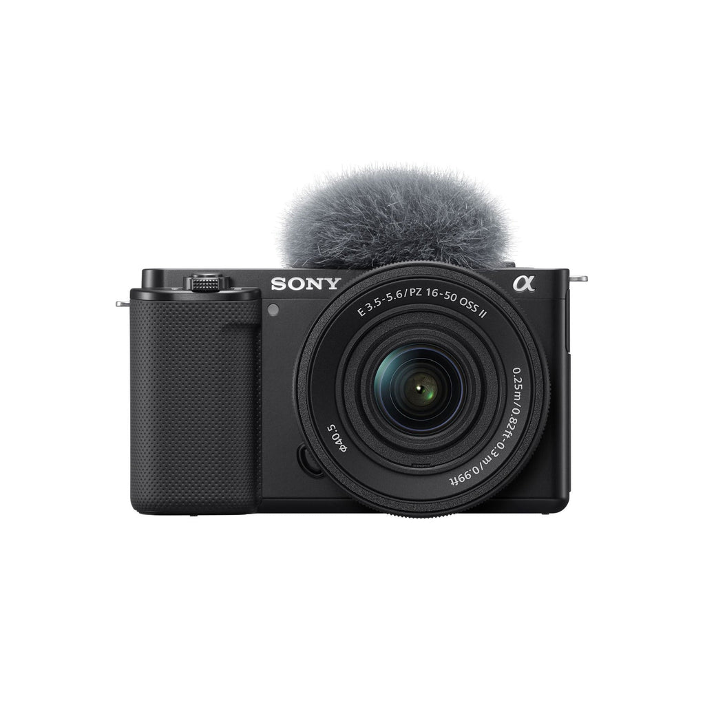 Sony ZV-E10 Mirrorless Camera with E PZ 16-50mm F3.5-5.6 OSS II Lens (Black)