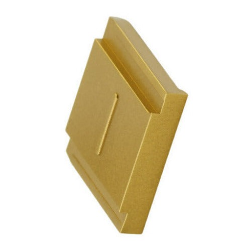 Leica Hotshoe Cover for Leica Q3 Camera (Brass, Blasted Finish)