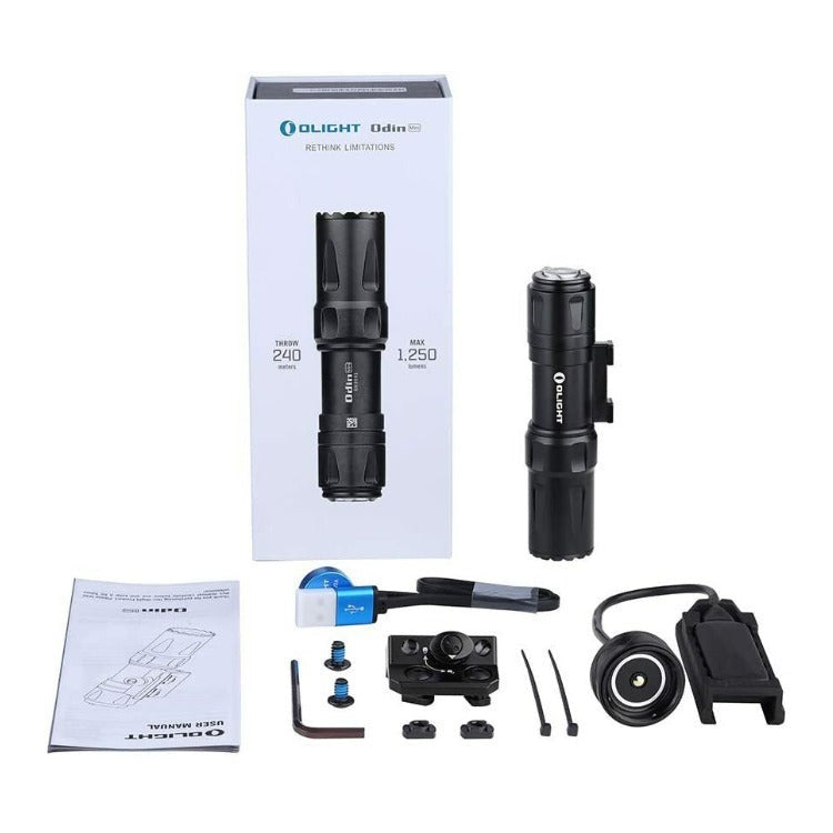 Olight Odin Mini 1250 Lumens Tactical Weapon Light (Black)