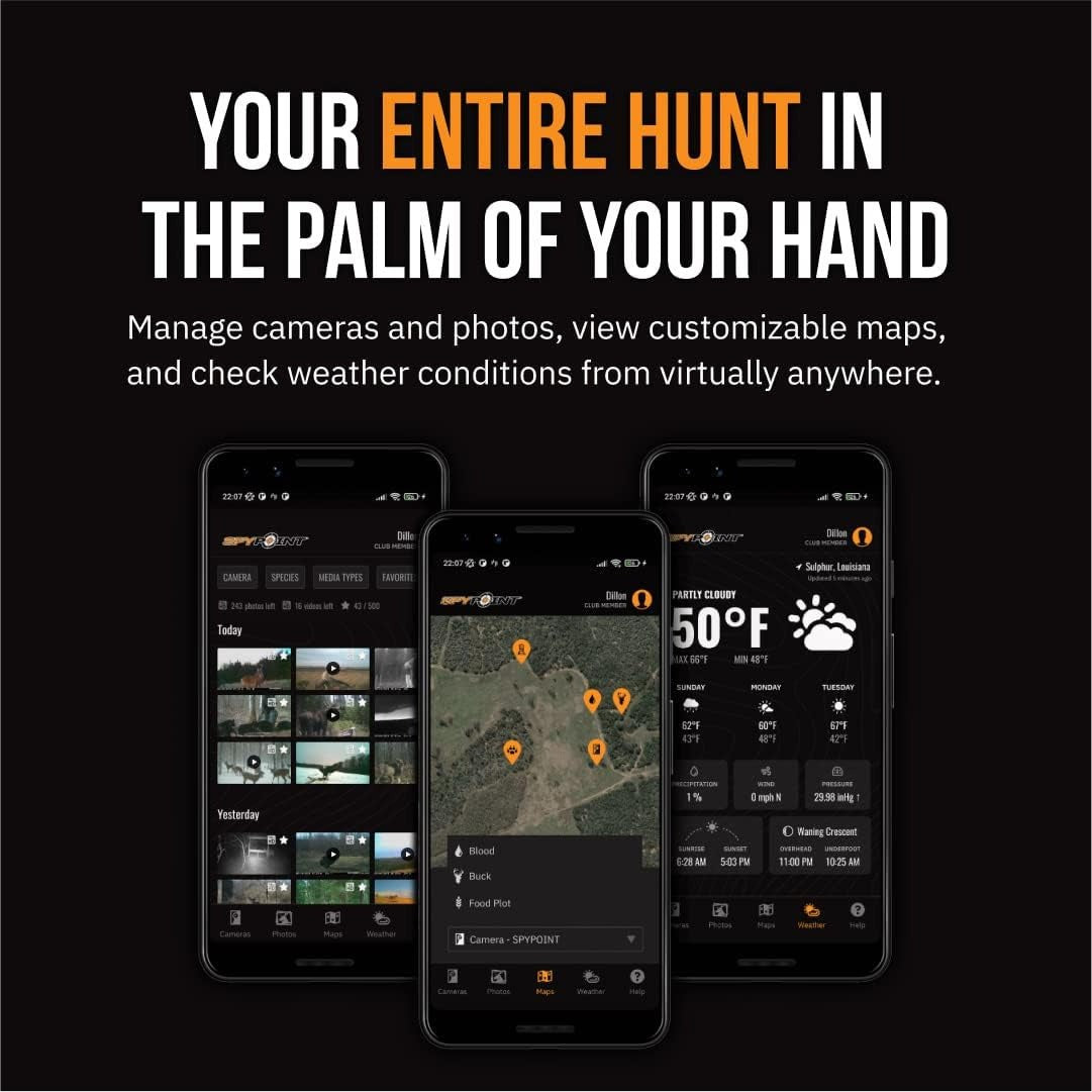 Spypoint LM2 Cellular Trail Camera with 32GB Micro SD Card (2-Pack)