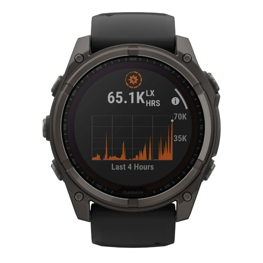 Garmin fēnix 8 Sapphire Solar GPS Smartwatch (51mm, Black/Pebble Gray) (Used)
