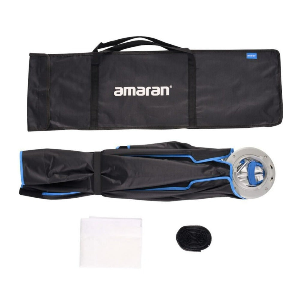 Amaran Ray 660W Full-Color COB Video Light with Light Box 30x120 Bundle