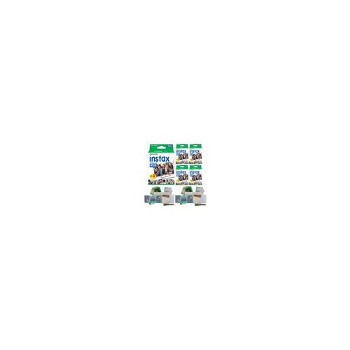 Fujifilm instax Wide Instant Film Pack (100 Exposures) Bundle with PhotoBox and Acrylic Frames