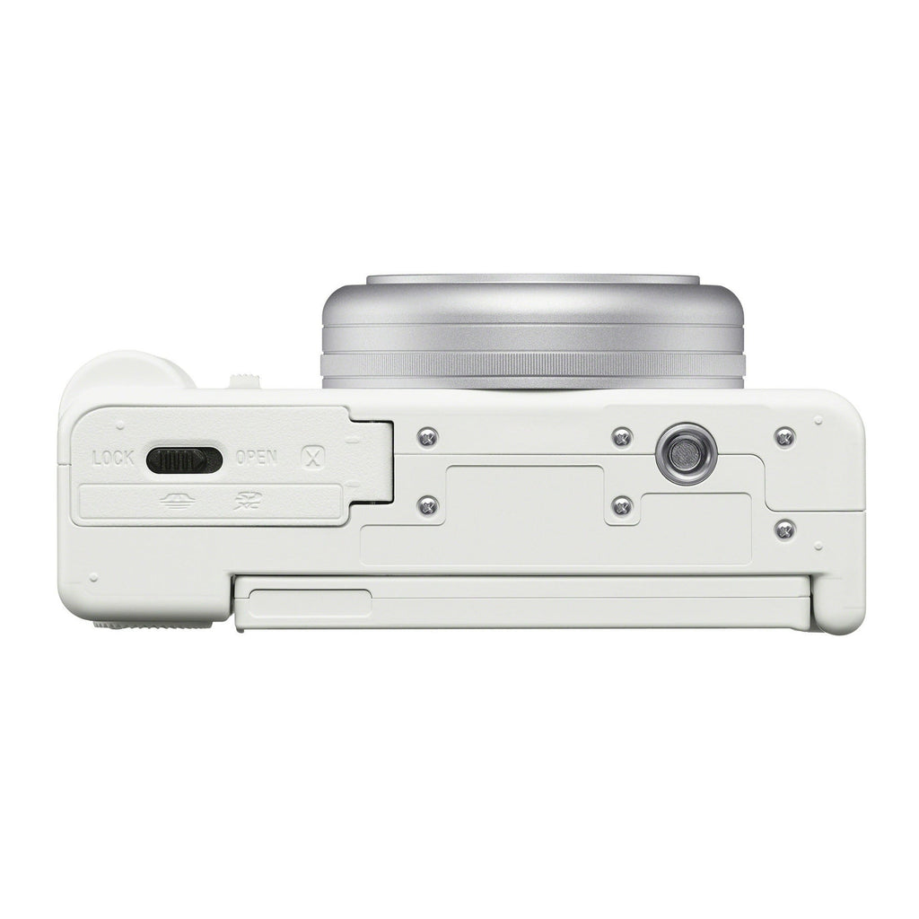 Sony ZV-1F Vlog Camera for Content Creators and Vloggers (White)