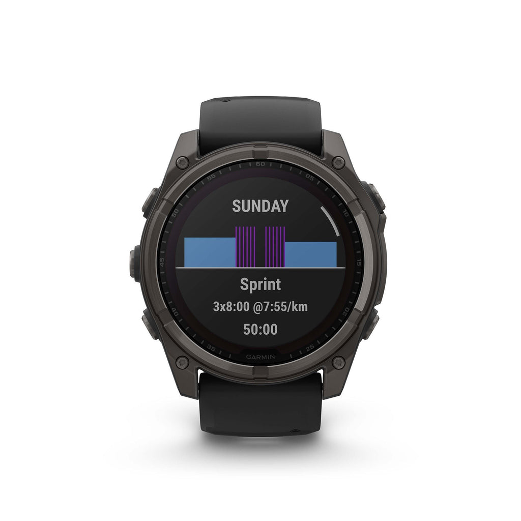 Garmin fēnix 8 Sapphire Solar GPS Smartwatch (51mm, Black/Pebble Gray) (Used)