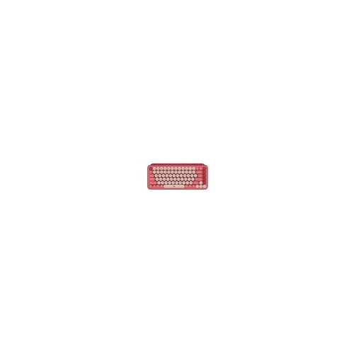 Logitech POP Keys Wireless Mechanical Keyboard with Emoji Keys Heartbreaker Rose
