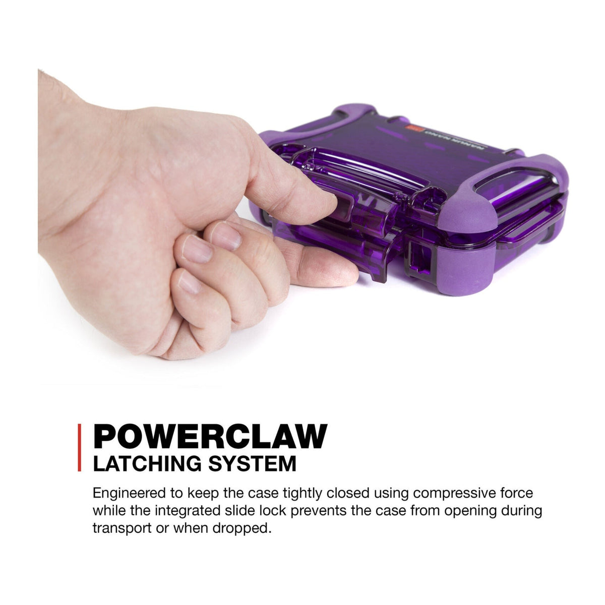 Nanuk Nano 310 Hard Case (Purple, 0.3L)