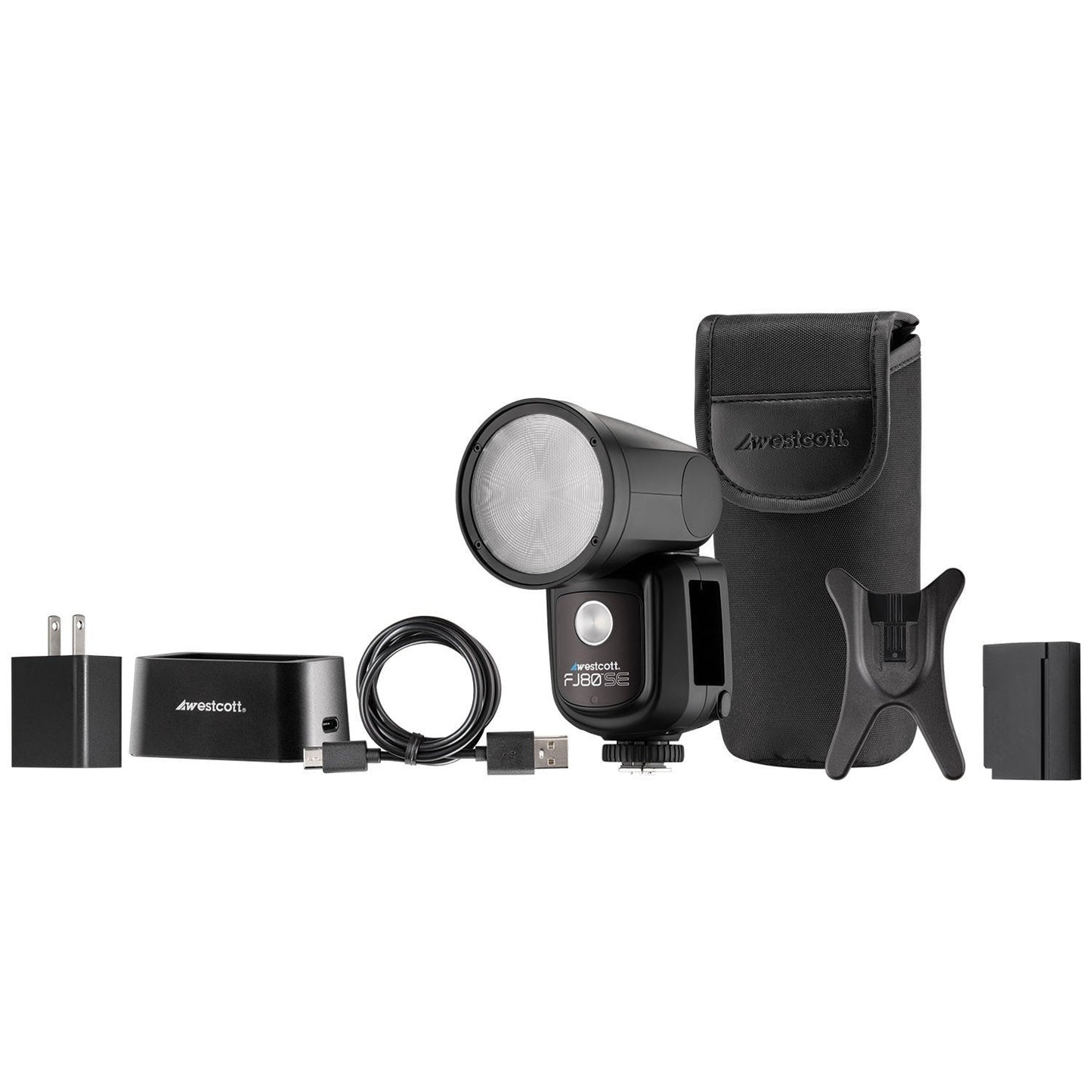Westcott FJ80-SE M Universal 80Ws Speedlight with Integrated 2.4 GHz Transceiver and LCD Display