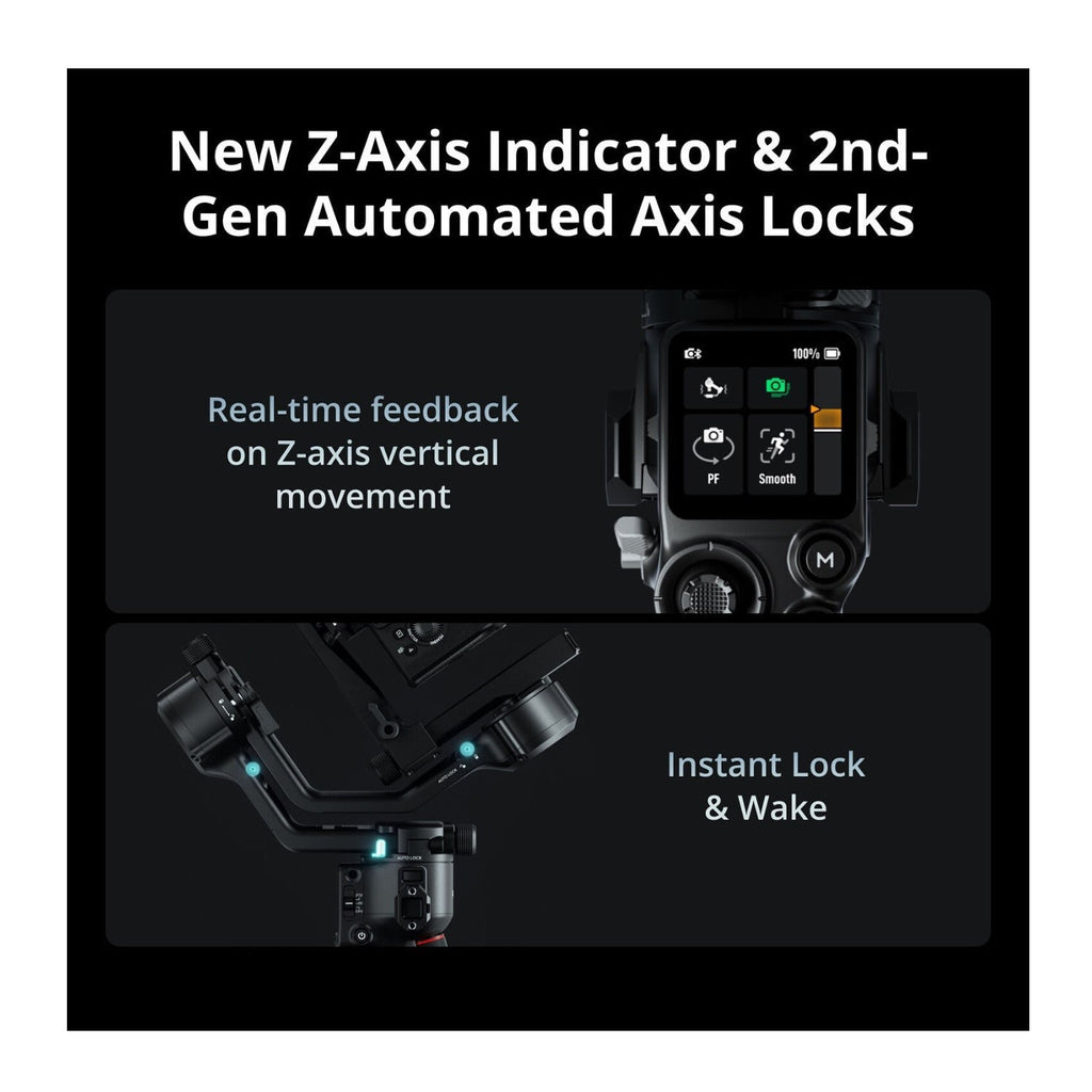 DJI RS 5 Gimbal Stabilizer with Separate AI Tracking and Framing Module (Black)