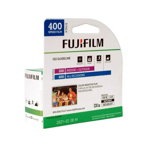 Fujifilm Fujicolor Superia X-TRA 400 Color Negative Film (3-Pack)