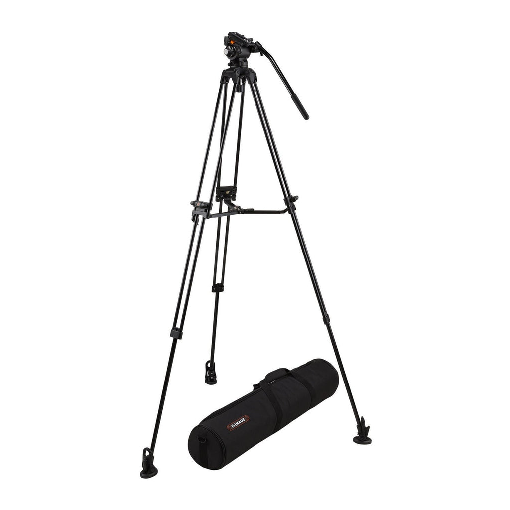 E-Image 2-Stage Aluminum Camera Tripod Kit with GH03 Fluid Head