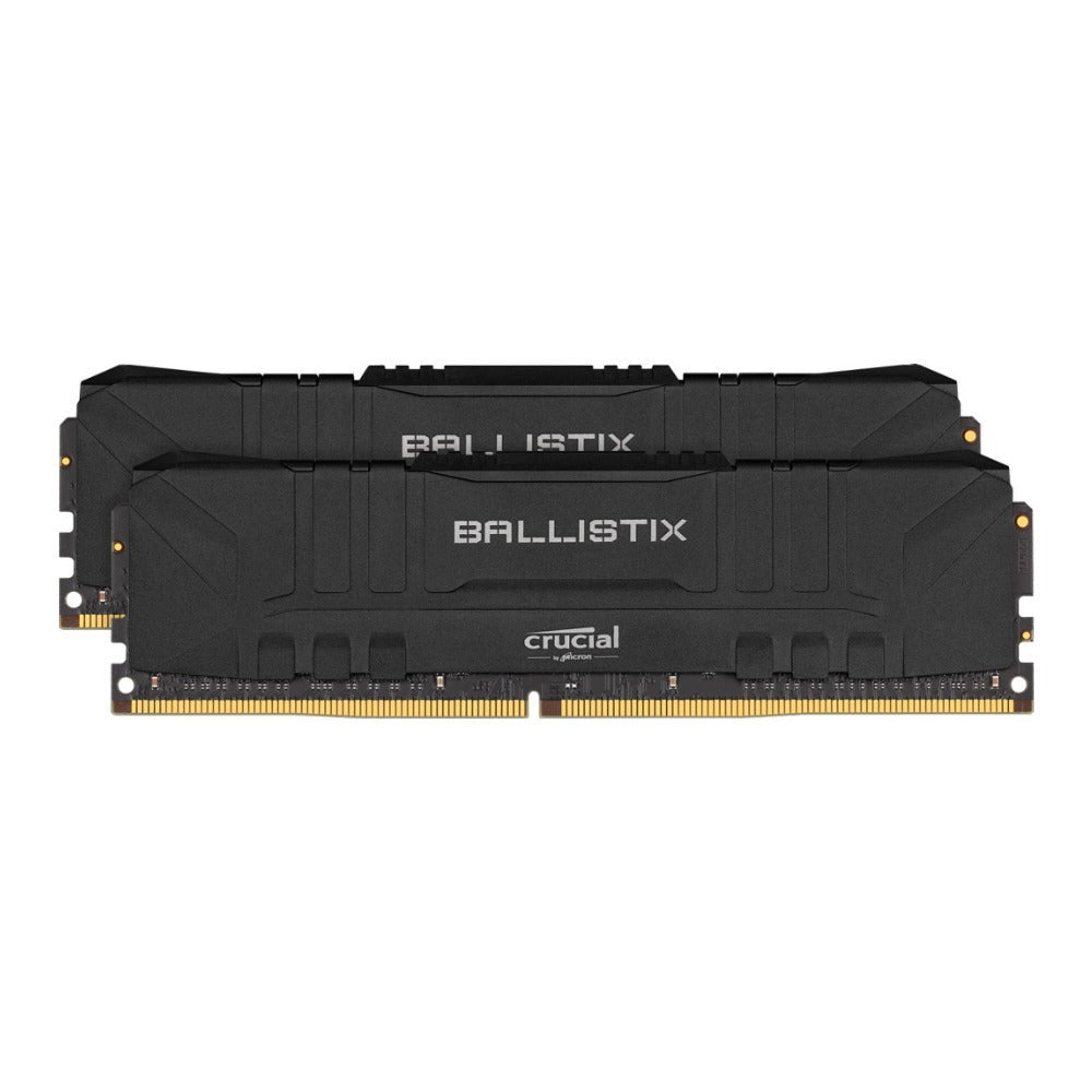 Crucial Ballistix CL16 UDIMM 32GB DDR4-2666 Gaming Memory Kit (2 x 16GB, Black)