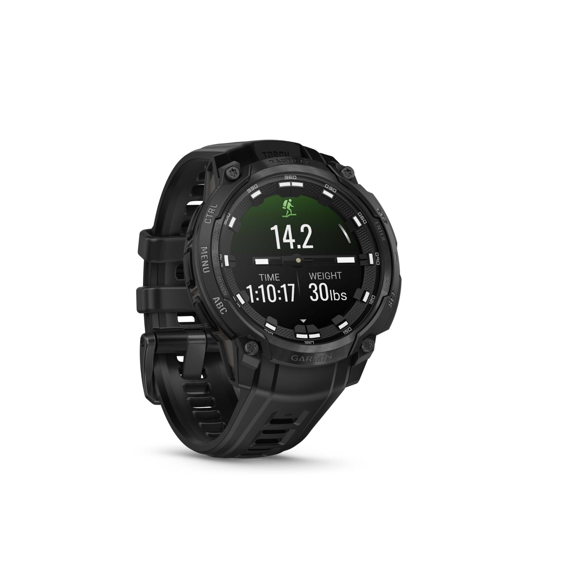 Garmin Instinct Crossover AMOLED Tactical Edition GPS Smartwatch (Black)
