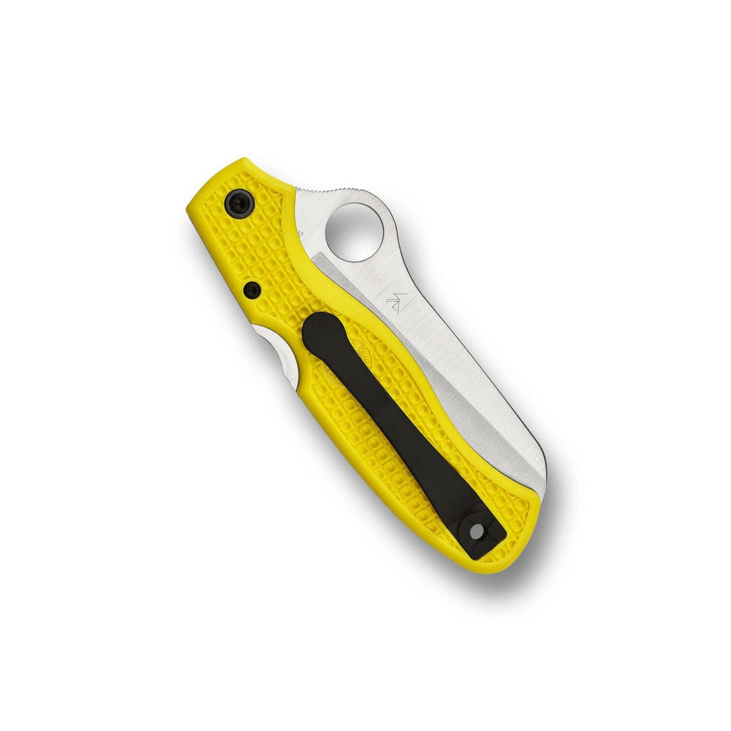 Spyderco Atlantic Salt 8.27 Inch Rust Free Yellow Folding Knife with FRN Handle