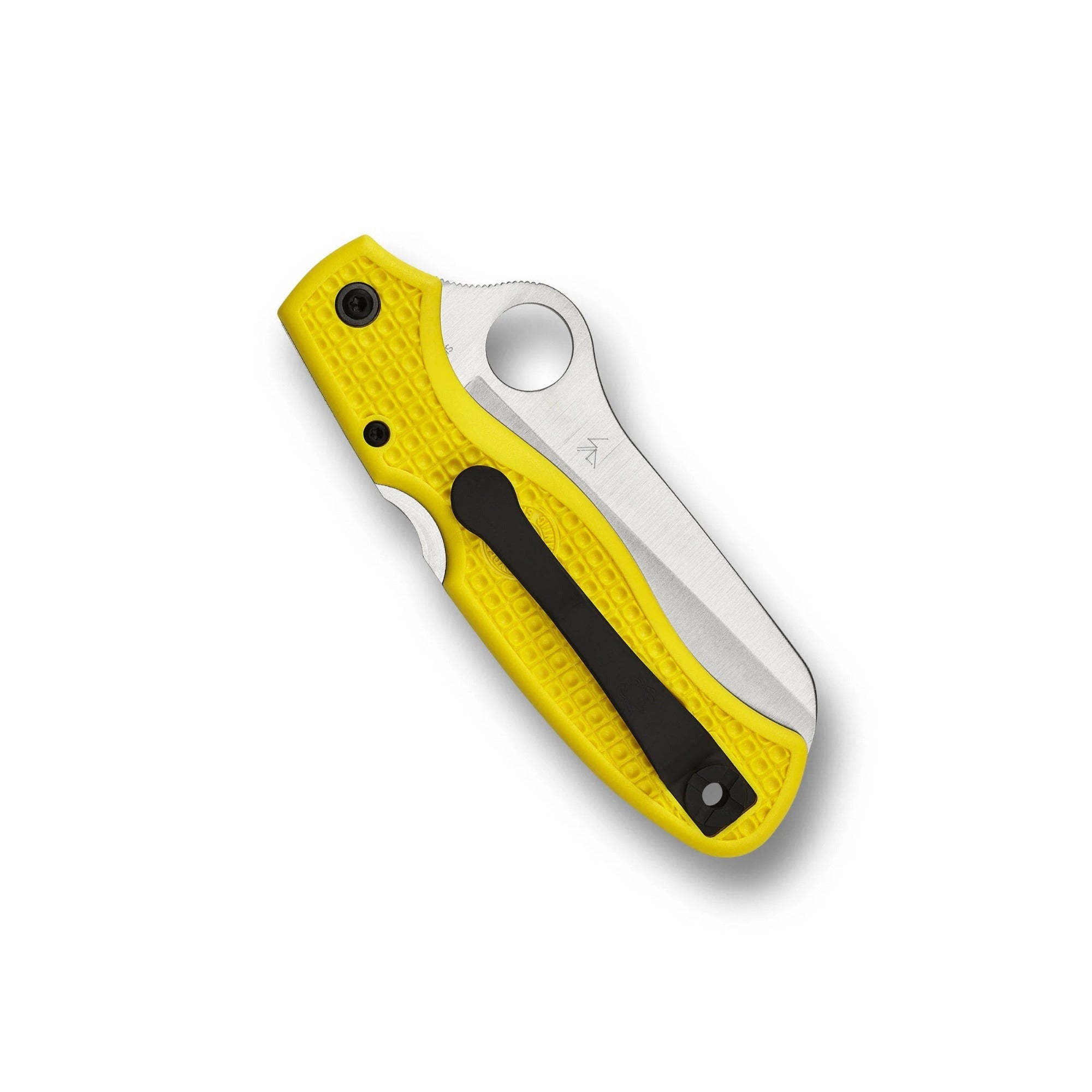 Spyderco Atlantic Salt 8.27 Inch Rust Free Yellow Folding Knife with FRN Handle