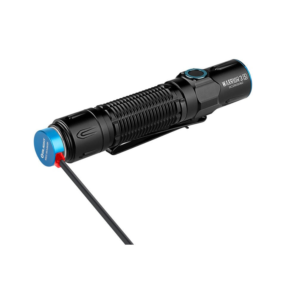 Olight Warrior 3S 2300-Lumen Rechargeable Tactical Flashlight (Black)