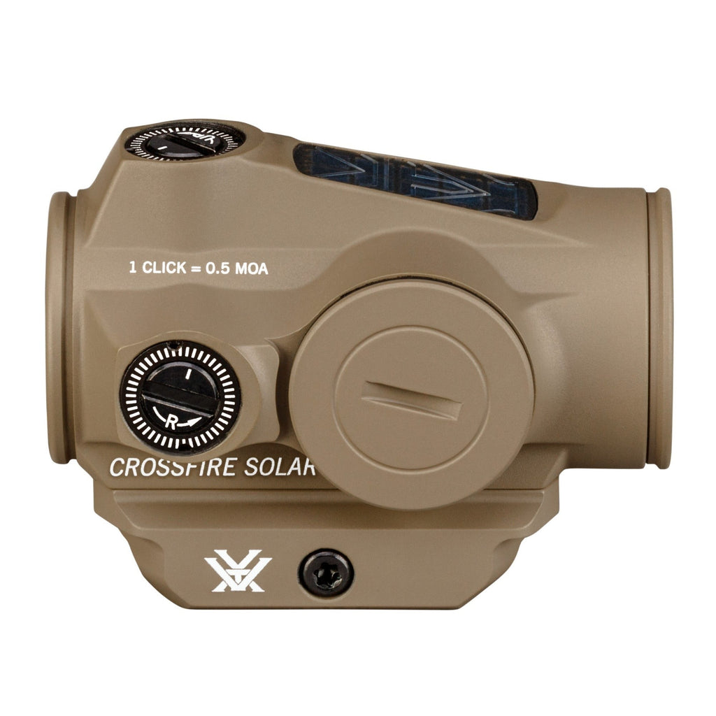 Crossfire II 1x 2 MOA Solar Red Dot Sight (Tan)