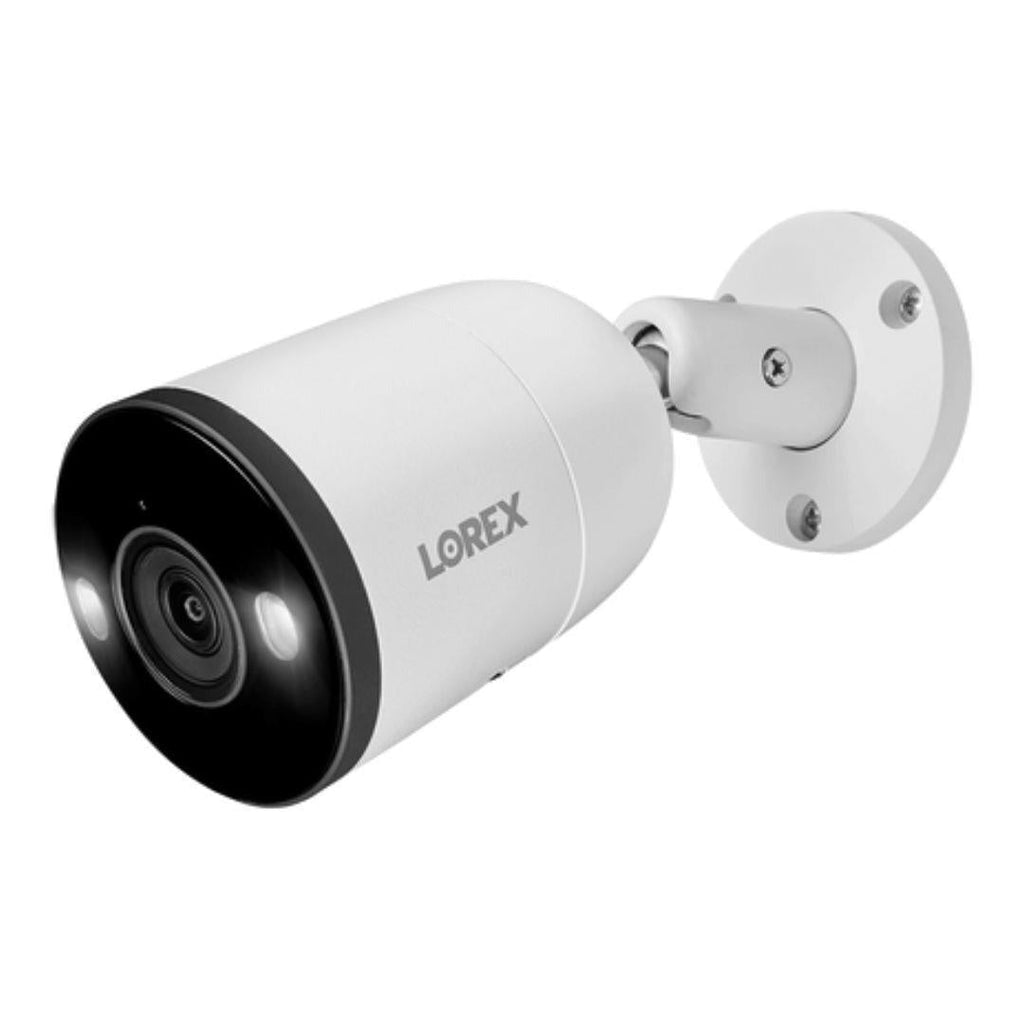 Lorex 4K Smart Deterrence Wired NVR Security System with Smart Sensor Kit, White (Certified Refurbished)