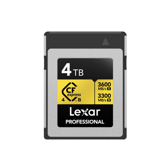 Lexar 4TB Professional GOLD CFexpress 4.0 Type B Memory Card