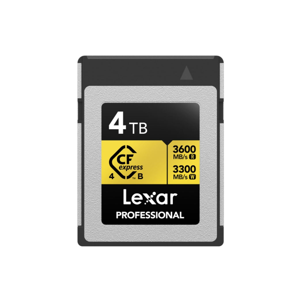 Lexar 4TB Professional GOLD CFexpress 4.0 Type B Memory Card