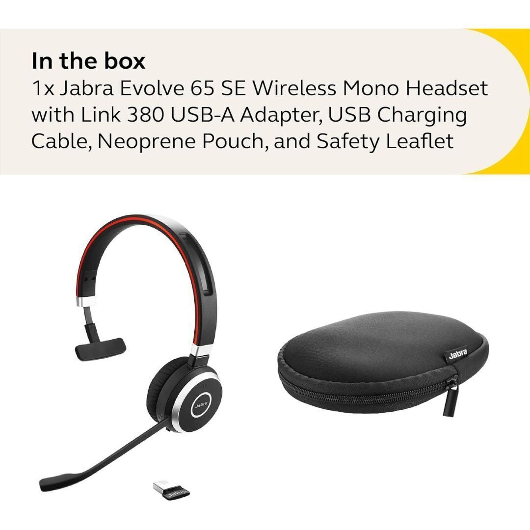 Jabra Evolve 65 SE Link380A MS - Mono Headset