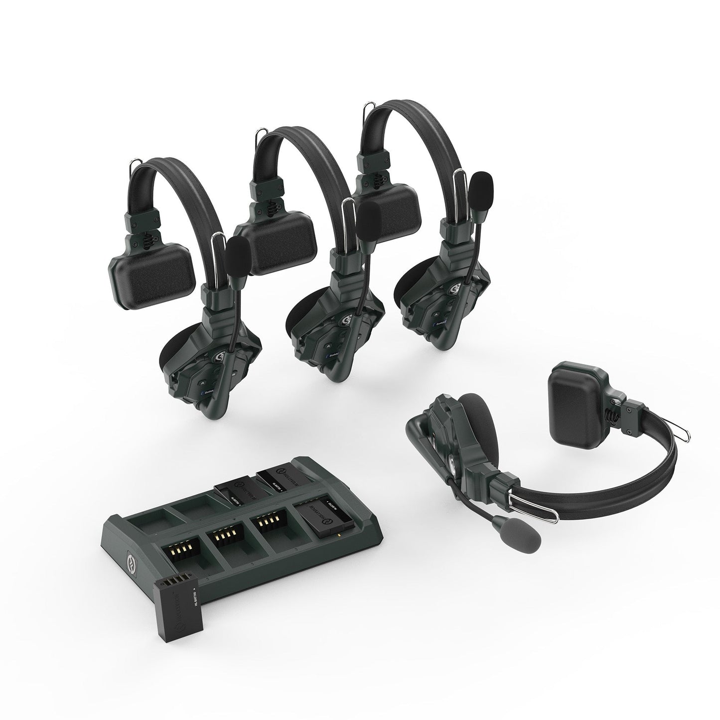 Hollyland Solidcom C1-4S Full Duplex Wireless Intercom System with 4 Headsets