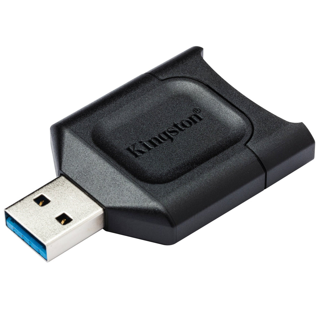 Kingston Canvas React Plus 128GB U3 V90 SDXC UHS-II SD Card and Kingston USB 3.2 SD Card Reader