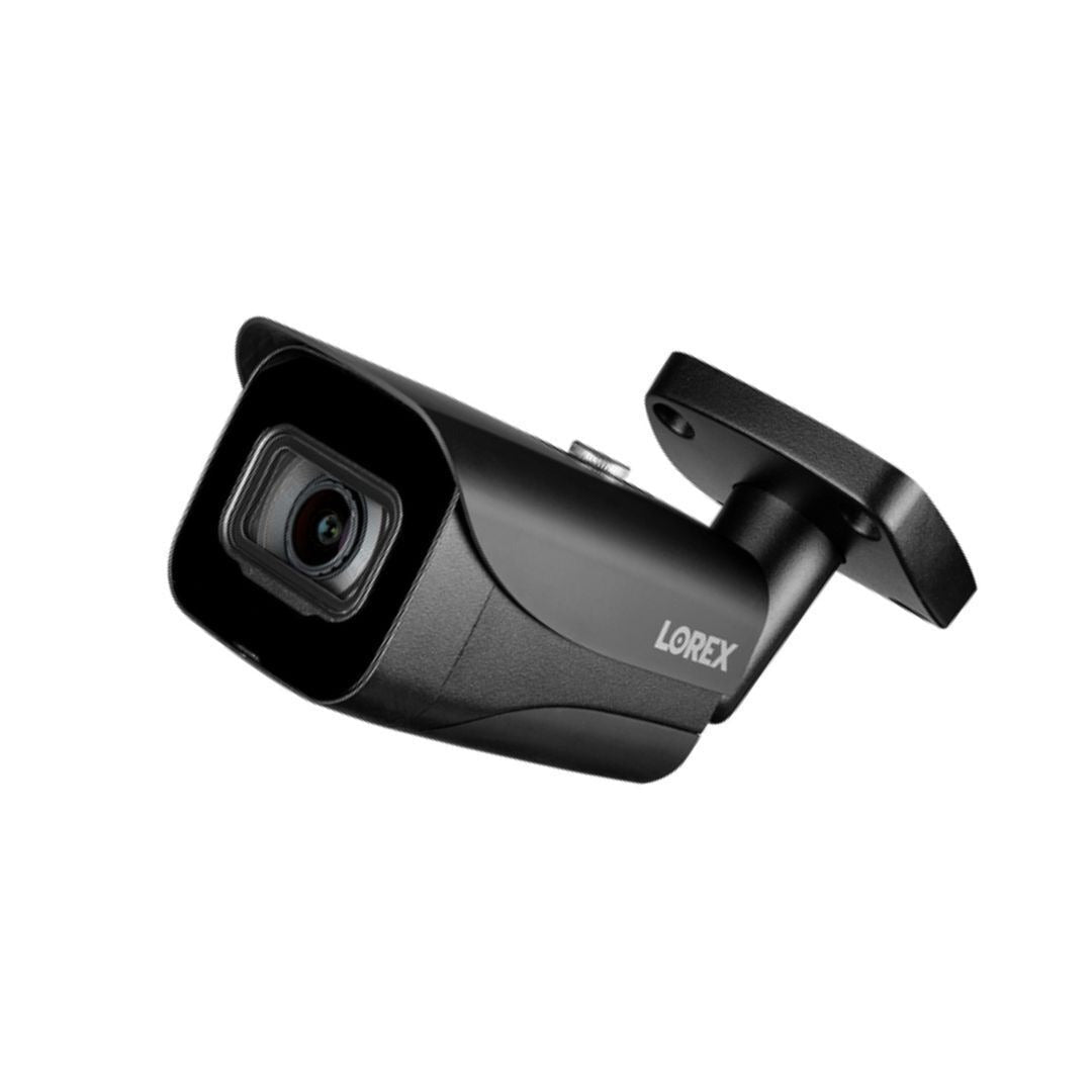 Lorex E841CAB 4K Ultra HD Outdoor Network Bullet Camera with Color Night Vision - Black, (4-Pack)